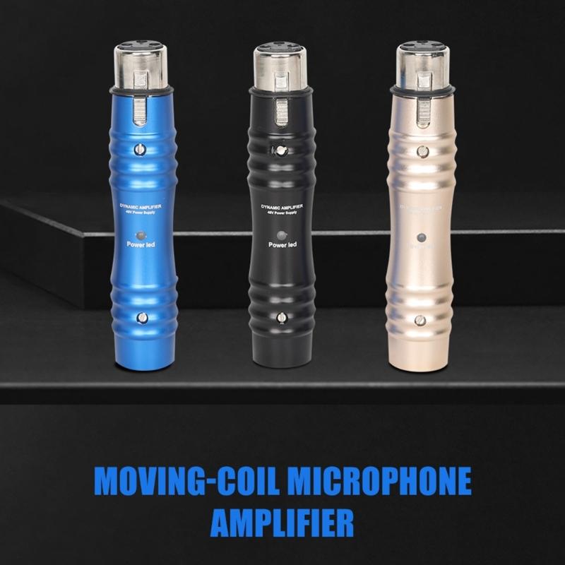 Durability Metal Handheld Microphone Preamplifier 48V Amplifier Ideal For Stage Performances And Public Speaking