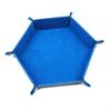 Foldable Tray Holder PU Leather Velvet for Table Games Candies