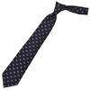 Emporio Armani Eagle Emblem Silk Tie Blade Eea23w018 Blue Navy (8.5cm Width) 3R616-00035