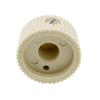Musiclily Pro Plastic Imperial Feneder Amplifier Knobs for CTS Solid Shaft Control Pots, Cream (Pack of 6)