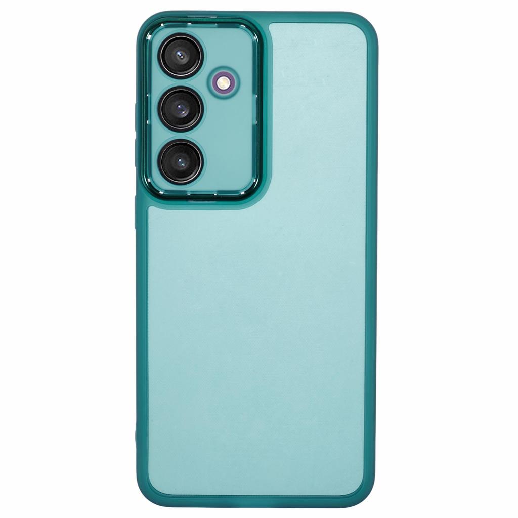 DKSM Series For Samsung Galaxy S24 FE Case Electroplated Camera Frame TPU Phone Cover