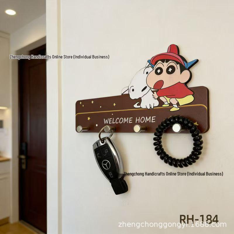 Creative Wall Hook & Key Holder for Entryway with Dog Design