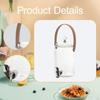 Beverage Dispenser with Spigot and Filtering Beverage Liquid Drink Container