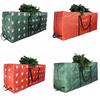 Christmas Tree Storage Bag Container Heavy Duty Xmas Home Foldable Storage Box Oxford Fabric Waterproof&Dustproof with Zipper