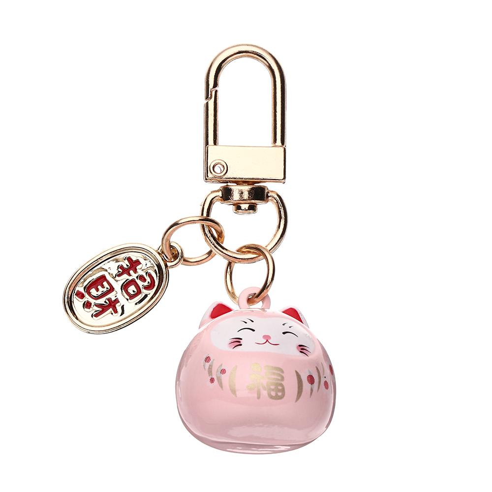 Fashion Ornaments Cute Japanese Bag Charm  Lucky Cat  Pendant Keyring Cartoon Keychain