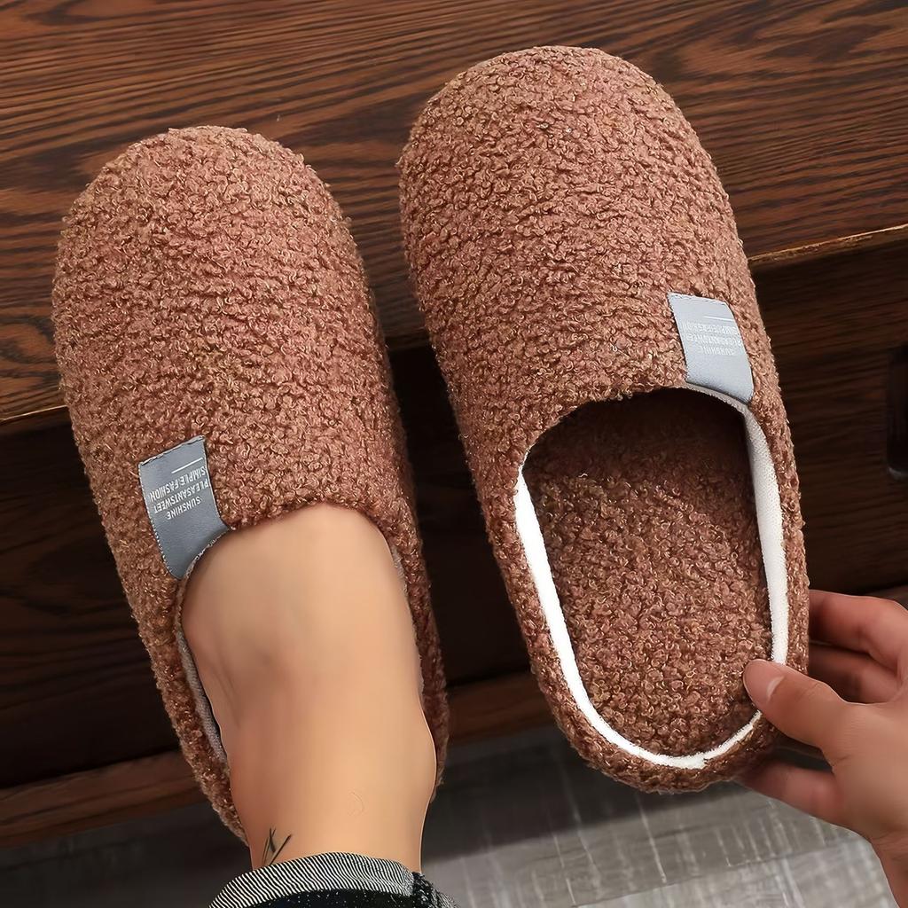 Cat cotton slippers women's autumn and winter home indoor universal soft bottom non-slip silent warm cartoon fluffy slippers
