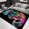 1pc 1411134414Pattern Carpet, Area Rug For Living Room Bedroom Room Bed Chair Laundry Entryway Corridor Yard Non-slip Outdoor Camping Rug Fl