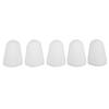 Saxophone cap kit, clarinet silicone mouthpiece cap set, white.