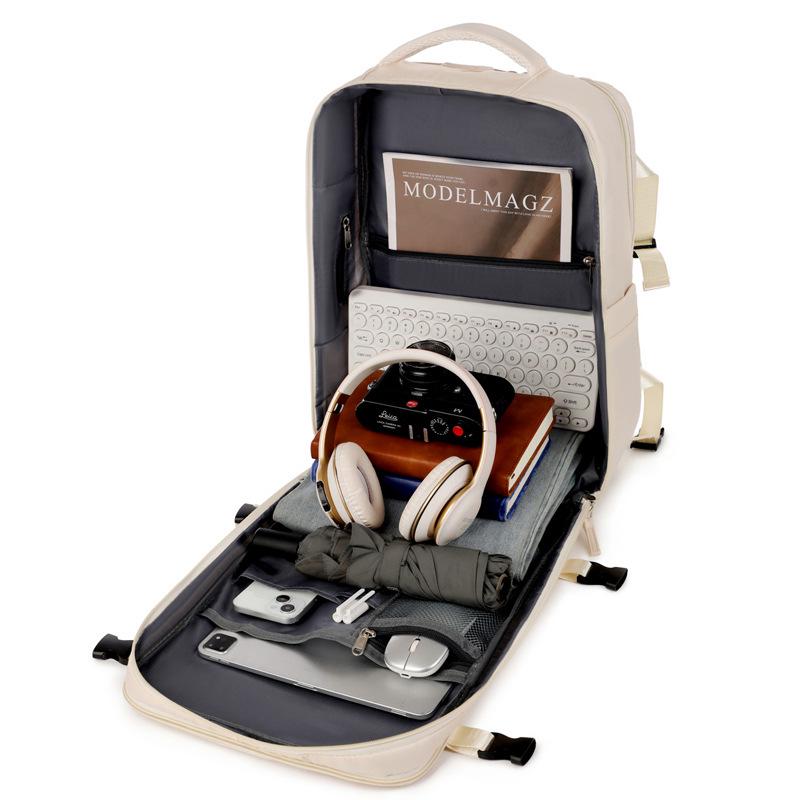 Customizable Men's Backpack: Large-Capacity Travel Bag, Business Laptop Bag, Portable Student Luggage