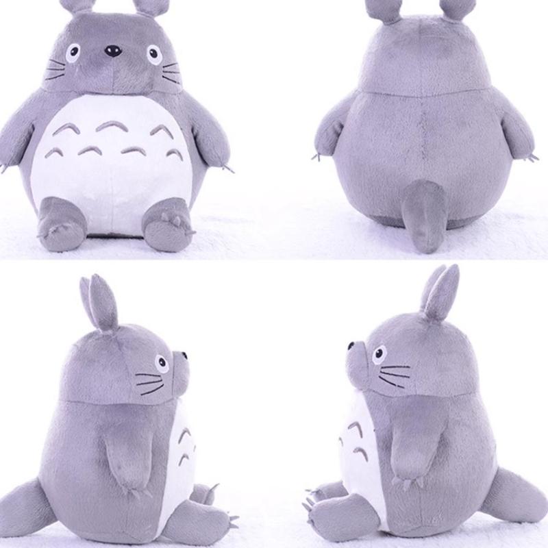 Nová Roztomilá Sada Plyšových Hraček Můj Soused Totoro 4ks Roztomilý Totoro Postavička ze Studia Ghibli Měkká Vyplněná Panenka Anime Plyšák pro Fanoušky Dárek k Narozeninám Dekorace Domu