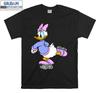 Daisy Duck Roller Skating T-shirt Cartoon T Shirt Men Women Unisex Tshirt 3819