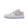 Air Jordan 1 Phantom Crystal Pink Cherry Cushioning, Wear Resistant Low Top Vintage Basketball Shoes Unisex Ecru HF4080-001(Team1321-)
