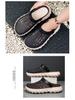 Men's Outdoor Thick-Soled Jelly Sandals: Closed-Toe, Height-Boosting, Wear-Resistant, Large Size.