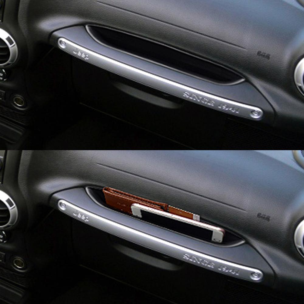 For Jeep Wrangler JK 2011-2018 LHD Car Passenger Storage Tray Organizer Grab Handle Accessory Box Door Interior Accessories