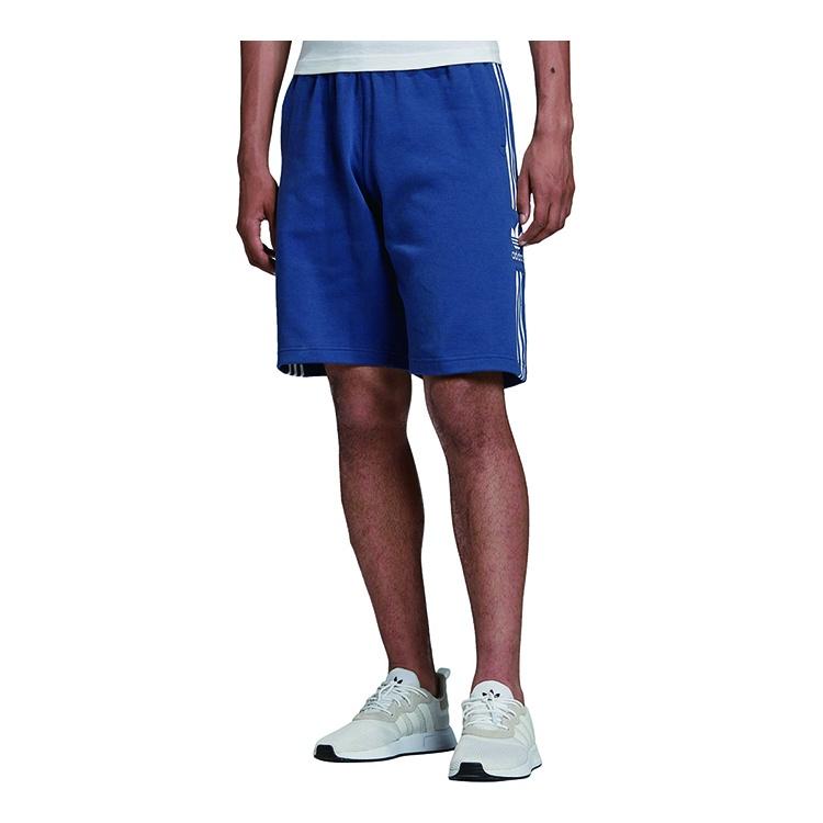 adidas originals Lockup Lng Shrt Side Stripe Sports Shorts Blue Men's FM9879