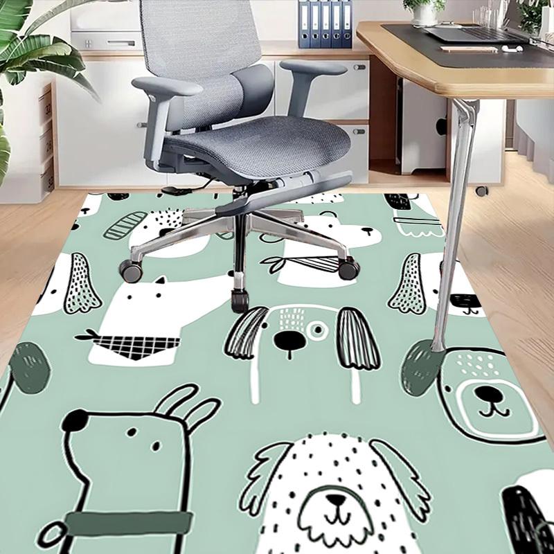 1PC Dogs Pattern Extra Large Non Slip Floor carpet, Office, family, bedroom Large Area Rug Indoor Rugs, Vibrant Colors
