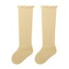 1 Pair Baby Long Knee-High Socks for Spring & Fall Soft Skin-Friendly Cotton Socks Breathable Anti-Slip Fungus Resistant Kids Socks