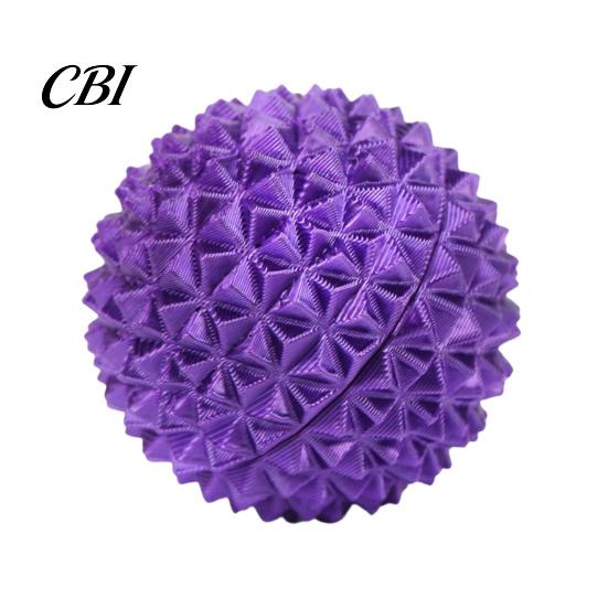 Portable Sensory Toy 3D Printed Rotatable Spiky Ball, Mini Textured Fidget Ball for Lightweight Stress Relief, Decompression Twisting Desk Travel