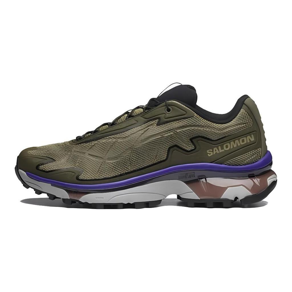 Salomon XT-Slate Casual Versatile Shock Absorbing Slip Resistant Durable Low Top Running Shoes Unisex Running Shoes Tequila-Green 475758
