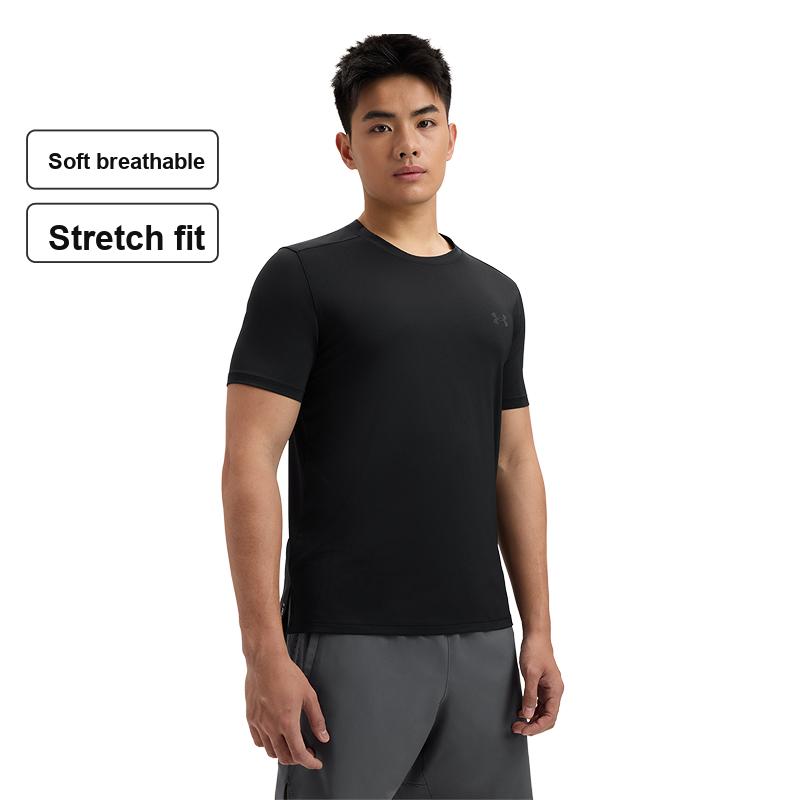 Under Armour Iso-Chill Launch Elite Cooling Series Comfortable Soft Simple Fashion Solid Color Breathable Cool Short Sleeve T-Shirt 1389802-001