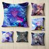 Fantasy Anime IInuyasha SSesshomaru Square DoubleSided Printed Pillow Case Bedroom Bedside Pillow Sofa Cushion Cover