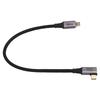0.3m Type C to Type C Cable 40Gbps Right Angle High Flexibility USB Charger Cable for Charging Transmission