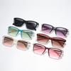 35017 Square Ferrule Legs Tr90 Sunglasses 2023 Fashion High-End Glasses, Trendy Sunglasses
