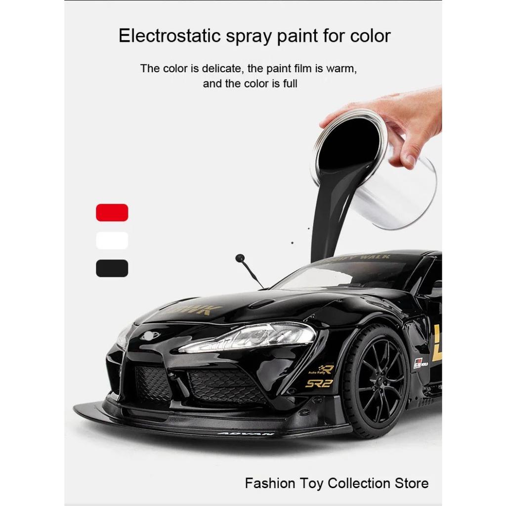 1/22 Model Toyta LBWK Turnate sub presiune de înaltă simulare Jucărie cu sunet și lumină Vehicule cu tracțiune înapoi Jucării de decorare pentru copii Cadou