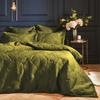 Palmeria Velvet Quilted Duvet Cover Set