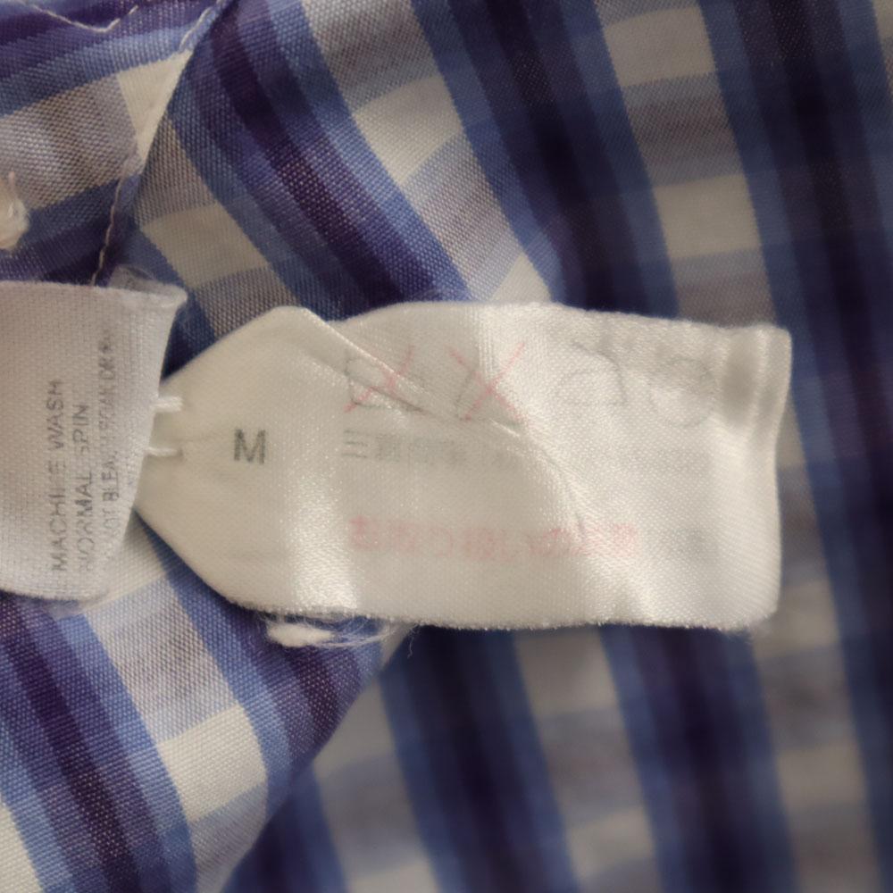 Etro Made In Italy Check Pattern Long Sleeve Button Down Shirt Men's Used