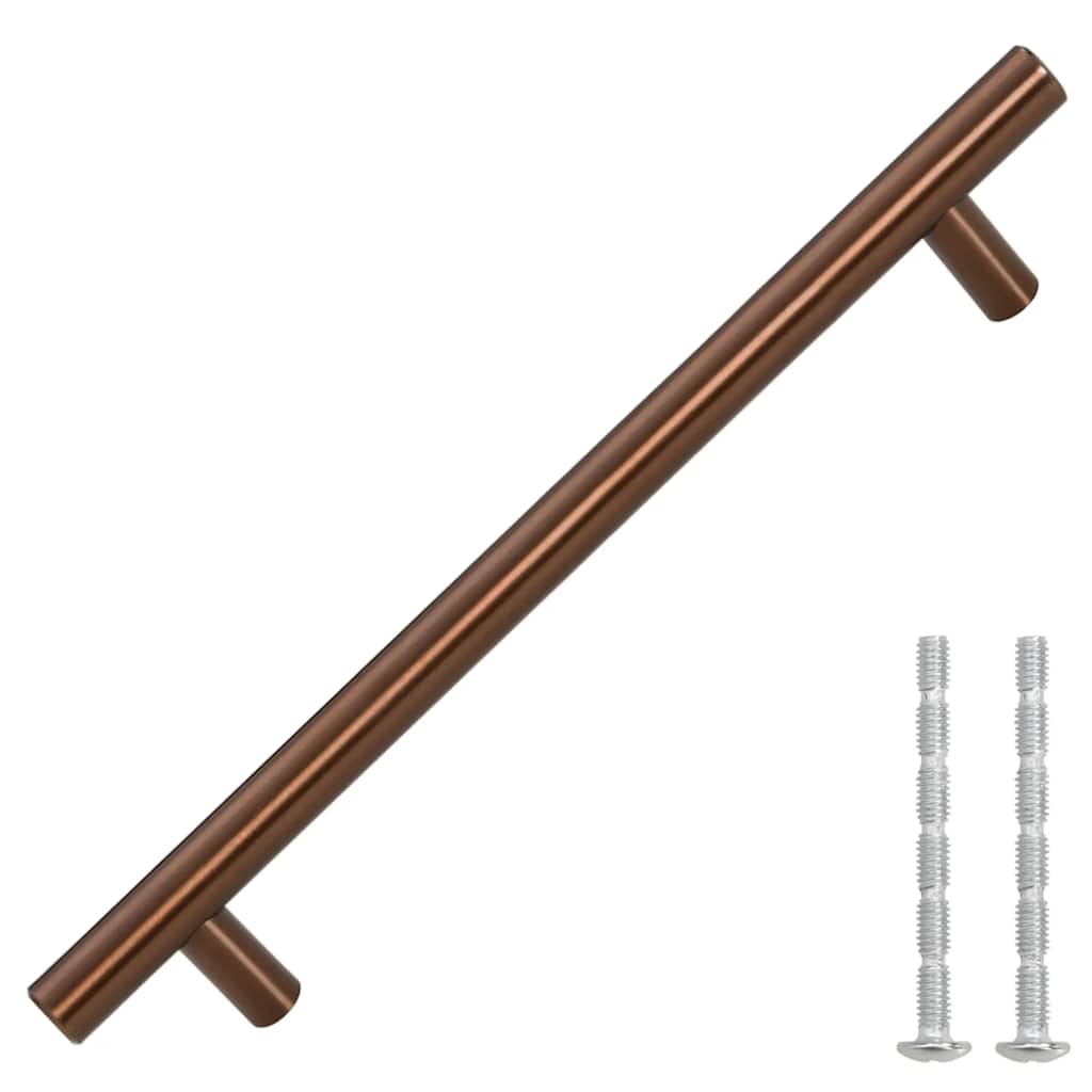 Furniture Handles 10 Pcs Bronze Colored 160 Mm Stainless Steel