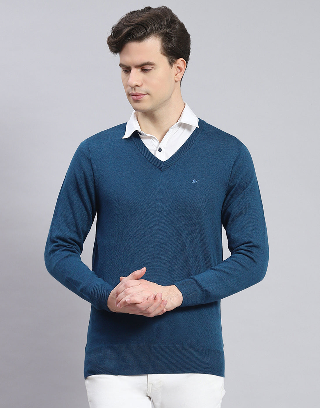 Monte Carlo Mens Regular Fit Solid Pullover XXL
