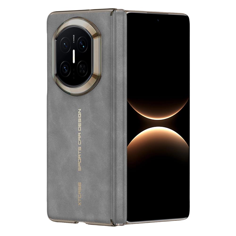 GKK Magnetische Hülle für Huawei Mate X7 Dual-Achsen Scharnierschutz PU-Leder + TPU + PC Handyhülle
