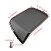 Black Motorcycle Accessories 6"x 9" Saddlebag Lid Speaker Grill Cover For Harley Touring Electra Road King Street Glide 94-13