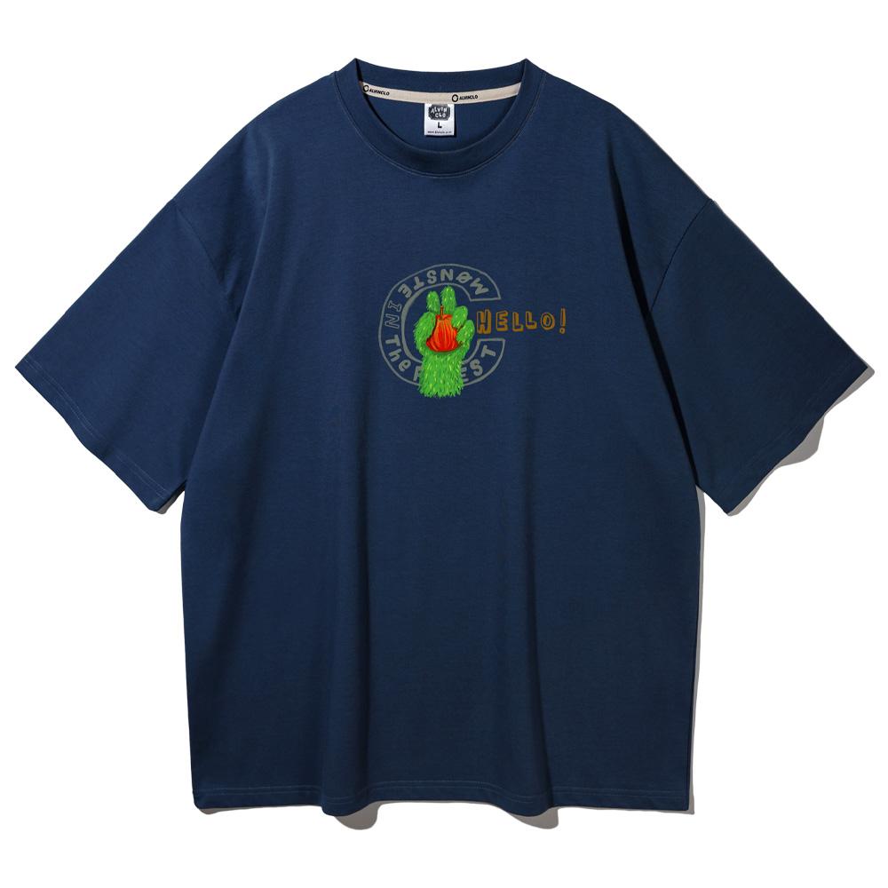 ALVINCLO Apple Grip Oversized Short Sleeve Tee Ast4542 (5 Colors)
