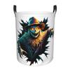 Halloween Horrifying Scarecrow Laundry Hamper Large Storage Basket Girls Boys Toy Organizer