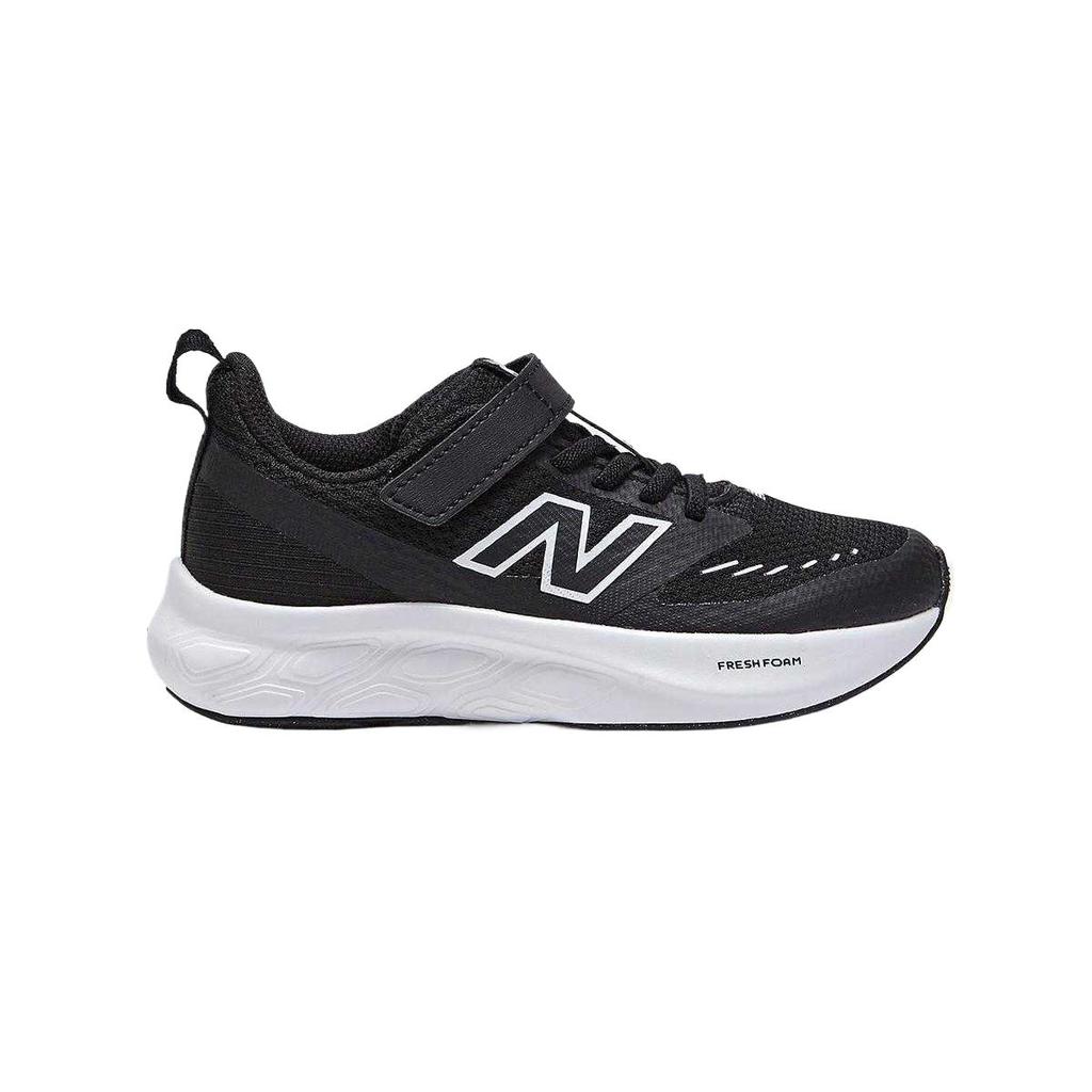 New Balance Fresh Foam 625 Bungee Lace Top Strap Little Kid Black White Kids Sneakers PT625BK