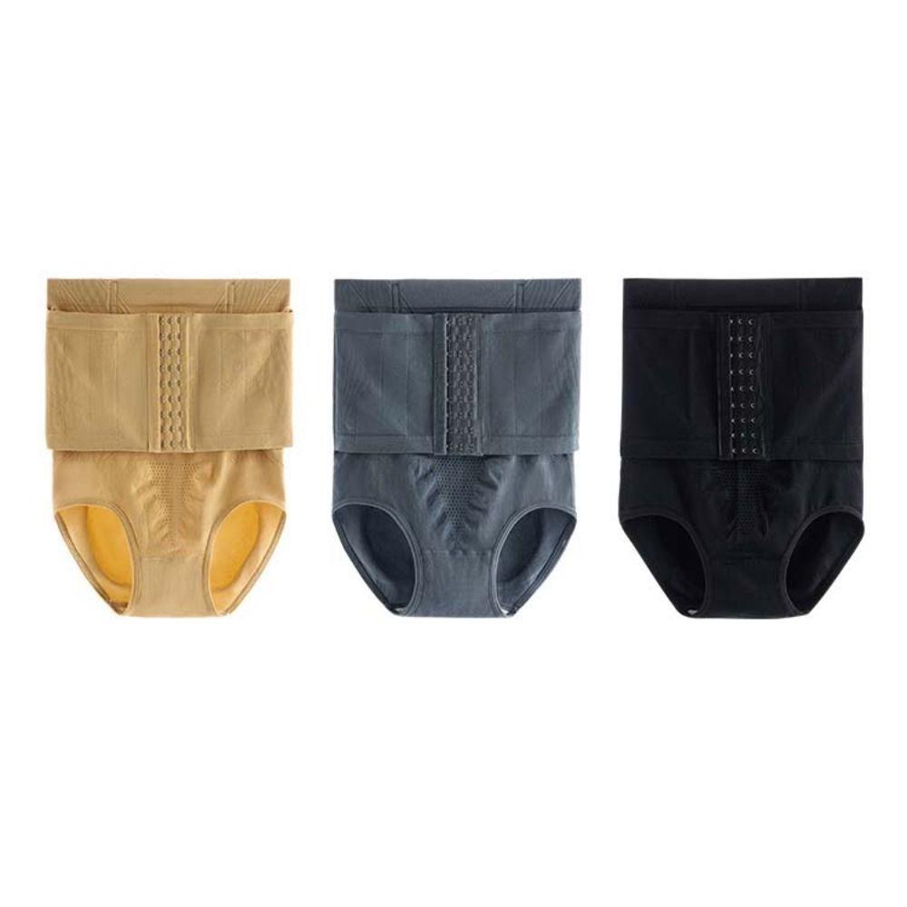 Shapewear Postpartum Body Shapers High Waist Slimming Buckle Shapers Seamless Underwear  Female