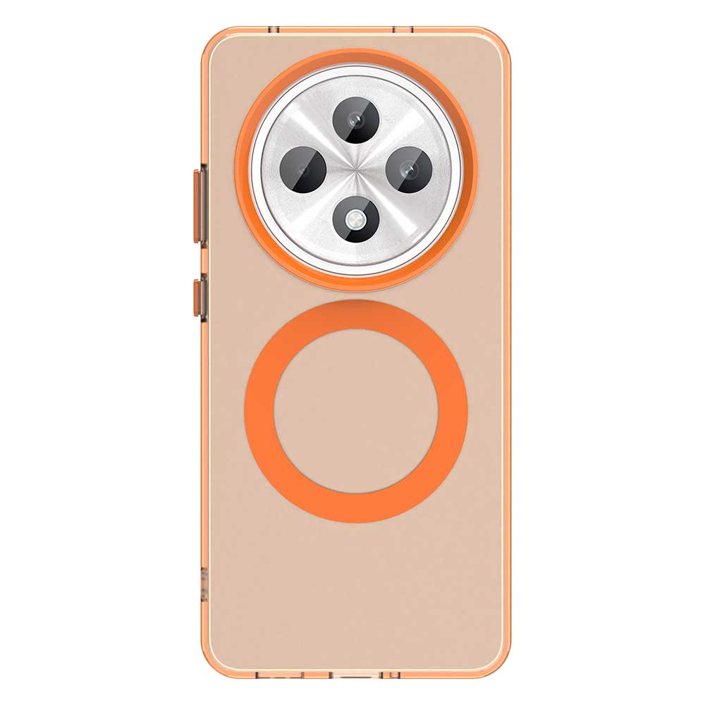 Magsafe Matte Phone Case For Oppo Reno 12F 5G/4G 12FS 5G/4G F27 Protective Case Magnetic Wireless Charging Shockproof Back Cover