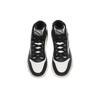 Anta Textile, Synthetic Leather Cushioning, Wear Resistant High top Skateboard Shoes Women's Black White Sneakers 922348087-4