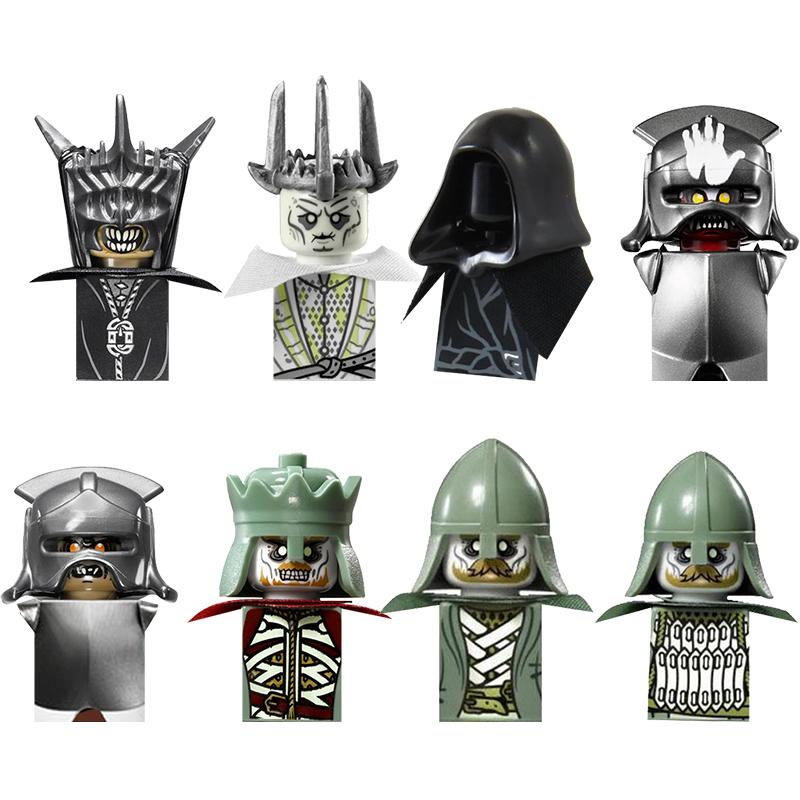 

New MOC Medieval Dwarf Orc Wizard Figures Accessories Model Building Blocks LOTR Bricks Toys for Children gifts