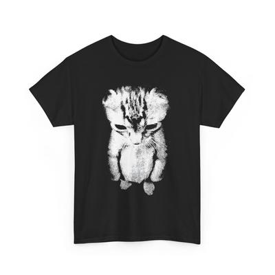 Funny Silly Standing Cat Sad Kitten Meme Sad Kitten Meme Standing Cat T-Shirt
