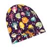 ZLIENSZUS Adults' Night Forest Knit Hat - 2D Flat Print with Night-Themed Patterns, Suitable for Weekend Errands, City Wear & Daily Outfits | Stylish
