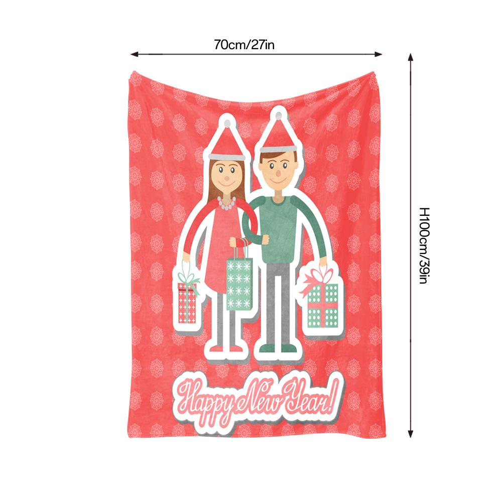 Soft Fleece Blanket Throw Cozy Warm Sherpa Home Decor Gift Dorm Room Couch Living Room Bedroom Christmas Holiday