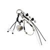 Creative New Bag Pendant Personalized Woven Schoolbag Pendant Cross Mobile Phone Chain Keychain Gift Fashionable and Versatile