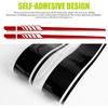 2 PCS Car Side Skirt Decals, 88.58" X 4.52" Long Stripes Stickers, PVC Auto Personalized Stickers, Waterproof Body Decoration, Universal For Most