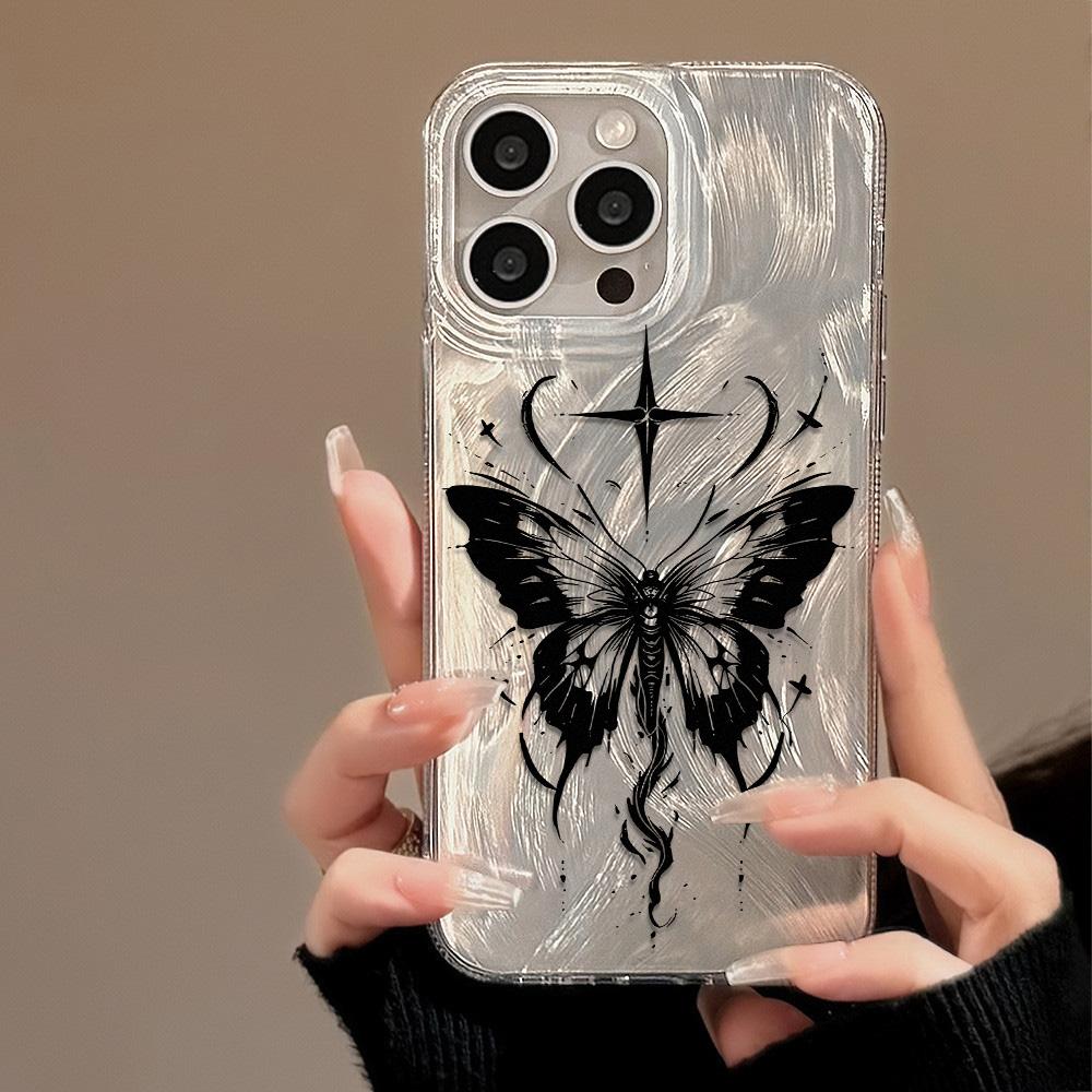 

Чехол для телефона Feather Luster для Samsung A53 A14 A33 A12 A32 S24 S23 Plus S20 S21 FE для iPhone 17 15 16 13 Pro 17 16 Pro Max Чехол для телефона с бабочкой и бантом iPhone 17 Pro Max чистый