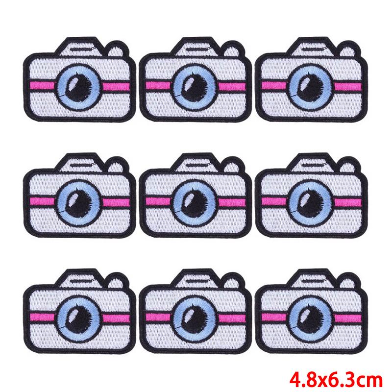 10 teile/los Stickerei Patch Eisen Auf Patches Für Kleidung Patches Auf Kleidung Jacken Dekor Applikation Nähen Liefert