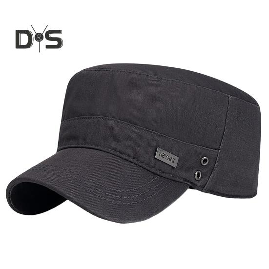 Unisex Cadet Military Cap, verstellbare taktische Operator-Cap, flache Oberseite, Baseballkappe, Outdoor-Sonnenhut zum Spazierengehen und Segeln