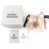 Excellent Vivienne Westwood Orb Necklace Pendant with Rhinestones Rose Pink Used